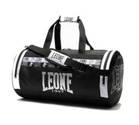 Leone 1947 Borsa sportiva Iconic, colore nero, per allenamento, palestra, sport, sport, fitness, arti marziali, viaggi, Nero , 60 cm x 32 cm, Borsa sportiva