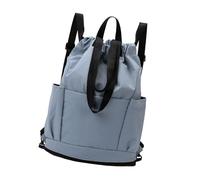 Borsone sportivo impermeabile di grande capacità in tessuto Oxford per attrezzatura sportiva da viaggio essenziale design compatto elegante zaino semplice, Blu, Bellezza di massa