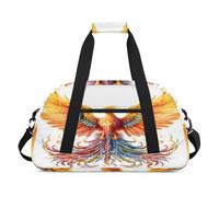 Borsone sportivo per bambini, ragazze, ragazzi, donne, uomini, 24 l, per fine settimana, pernottamento, borsone da viaggio, palestra, danza, animali fenici, Colore, (24L) UK, Organizer per borse