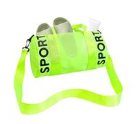 Borsone sportivo per ragazze, borsa da viaggio da donna, borsone da viaggio per la notte, per bambini, palestra, con scomparto per scarpe, giocattoli da spiaggia in rete, per viaggi settimanali per