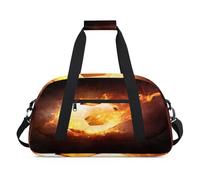 Borsone sportivo per sport antincendio per donne e uomini, palla da calcio, 24 l, borsa da viaggio per bambini, ragazze e ragazzi, Colore, (24L) UK, Organizer per borse