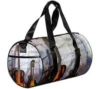 Borsone sportivo piccolo, borsa tote per yoga, appunti e musica per chitarra, borse per fitness all'aperto, borsa da viaggio