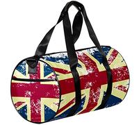 Borsone sportivo piccolo, borsa tote per yoga, bandiera britannica vintage, borse per fitness all'aperto, borsa da viaggio