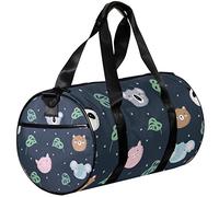Borsone sportivo piccolo, borsa tote per yoga, cartone animato maiale orso koala, borsa da fitness all'aperto, borsa da viaggio