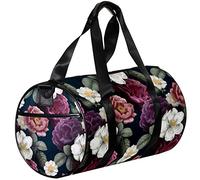 Borsone sportivo piccolo, borsa tote per yoga, motivo colorato con cani, borsa da viaggio per fitness all'aperto
