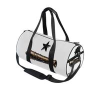 Borsone sportivo rotondo leggero con tasca interna borsa da palestra per uomo donna borsone da viaggio sport bandiera del Texas Vieni e Take It
