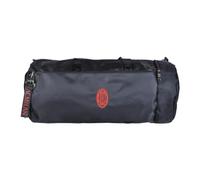 BORSONE STAMPATO NERO RICAMO ROSSO 100% PL 143420 MILAN