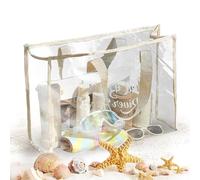 Borsone Trasparente Grande - Borsa Da Trasporto In PVC Impermeabile 47x15x35 Cm, Borsa Trasparente Con Tracolla Lunga | Comoda Protezione Pratica Per La Biancheria Da Lavoro Organizzatore Da Via