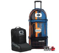 BORSONE TROLLEY PER ATTREZZATURA MOTO RIG 9800 PRO DA 125L CON PORTASTIVALI E...