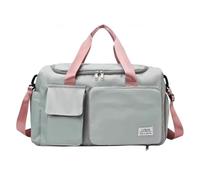 Borsone viola leggero da 35 litri - Borsa da weekend unisex con scomparto for scarpe, borsa da viaggio sportiva e da palestra for fitness, viaggi notturni e viaggi del fine settimana(Gray1)