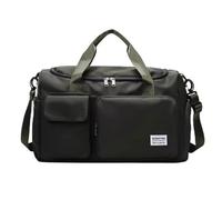 Borsone viola leggero da 35 litri - Borsa da weekend unisex con scomparto for scarpe, borsa da viaggio sportiva e da palestra for fitness, viaggi notturni e viaggi del fine settimana(Black1)