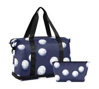 borsone Weekender borsone borsa da palestra con trappola regolabile per porta Impermeabile, Pallina da golf blu navy