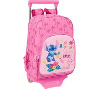 Borsoni con rotelle e completi per bambini Scopri il massimo comfort con questo zaino Stitch, dotato di un sistema di ruote girevoli a 360°, ideale per un trasporto scolastico senza sforzi. Il suo des