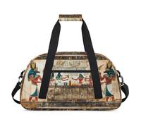 Borsoni con stampa dell'antico Egitto per donne uomini bambini ragazze ragazzi borsa da viaggio weekender durante la notte borsa da viaggio 24L sport palestra borsone pratica tote borsa da trasporto,