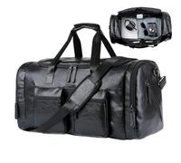 Borsoni Da Viaggio - Grande Pelle PU Resistente, Borsone Da Impermeabile Per Il Fine Settimana, Borsone Grande Da Trasporto, Borsa Da Palestra Per Papà, Fidanzato, Viaggio Notturno Nel Fine Se