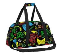 Borsoni da viaggio per bambini, borsa sportiva da palestra, formato carry-on, per ragazzi, per la pratica scolastica o per il pernottamento, borsa da viaggio per il fine settimana, per il pigiama