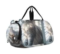 Borsoni da viaggio per bambini, per il fine settimana, con koala che abbracciano il cioccolato, San Valentino, ragazze, borsone da viaggio per bambini, Occhiali Gatto Trendy Arte Estetica, classico