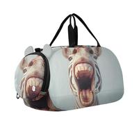 Borsoni da viaggio per bambini, per il fine settimana, con koala che abbracciano il cioccolato, San Valentino, ragazze, borsone da viaggio per bambini, Divertente, ridere, zebra, espressione, classico