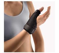 Bort Soft tutore pollice per rotaia lunga, pollice, Large, Nero