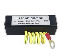 Bortivier 100/1000M Poe Telecamera IP Rete Switch Poe RJ45 e Poe Dispositivo di Protezione Contro Le Sovratensioni Arrester SPD 1000M