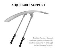 Bortivier 12 Pezzi Supporto per Parafanghi per Bici Manicotto di Estensione per Parafanghi da 20/24/26 Pollici per Parafango per Bicicletta Attacco Manubrio Barra