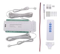 Bortivier 28CH Sensore Intelligente Regolatore Luci Scale DC12V-DC24V Regolatore Luci Gradini Scale LED Strip Dimmer