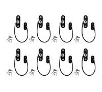 Bortivier 8 PCS Protezione per Bambini Limitatore per Finestra Tappo di Sicurezza per Bambini Prevenzione Caduta Serrature di Sicurezza A