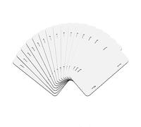 Bortivier Confezione da 14 Pezzi Vuoti per A Sublimazione, Targhe Automobilistiche A Sublimazione Spessore Etichetta 0,65 mm Metallo