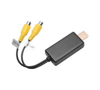 Bortivier Interfaccia Box Adattatore Uscita Video da USB A CVBS Connettiti al Monitor Dispositivo di Visualizzazione per Android Radio Multimedia Durevole Facile da Usare (A)