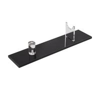 Bortivier Supporto per Esposizione Coltello da Tavolo in 2 Pezzi, Supporto Espositivo Coltello in Acrilico, Singola Coltello per Casa (Base Nera)