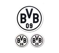 Borussia Dortmund BVB 09 Adesivo (Trasparente Nero,