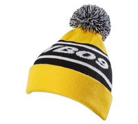 Borussia Dortmund BVB 09 - Berretto con Pompon a Righe Orizzontali, Colore: Giallo/Nero