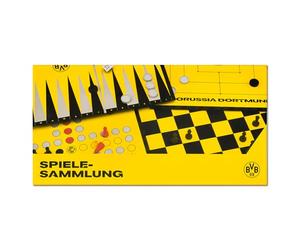 Borussia Dortmund BVB - Collezione di Giochi a Scacchi, da Donna, con Scritta in Lingua Tedesca