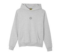 Borussia Dortmund BVB Essentials - Felpa con Cappuccio, Colore Grigio, S-3XL