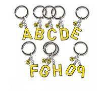 Borussia Dortmund BVB-Schlüsselanhänger: H, Portachiavi Unisex-Adulto, Nero/Giallo, Taglia Unica