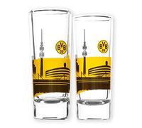 Borussia Dortmund BVB Skyline - Bicchiere da liquore (2 pezzi)