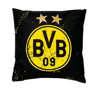 Borussia Dortmund, Cuscino asterisco, nero-giallo, 40x40