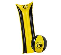 Borussia Dortmund, Materasso ad aria + pallanuoto come set, nero-giallo,