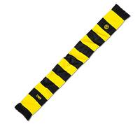 Borussia Dortmund, Sciarpa con strisce a blocchi, nero-giallo,
