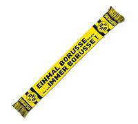 Borussia Dortmund, Sciarpa "Einmal Borusse, immer Borusse", nero-giallo,