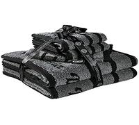 Borussia Dortmund, Set di Asciugamano doccia, nero-giallo,