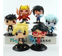 Boruto: Naruto Next Generations Action Figure 6pcs Sasuke Mitsuki Kawaki Sarada