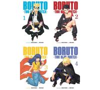 Boruto: Two Blue Vortex Collection (4 Paperback Books) - Vol. 1, Vol. 2, Vol. 3, Vol. 4