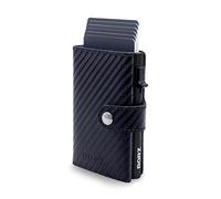 BORZ Prime, Portafoglio Slim Limitato con e senza scomparto per monete, Chip NFC e carta di visita digitale, Custodia per carte RFID per uomini e donne.