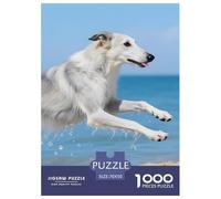 Borzoi Puzzle 1000 Pezzi Pet Dog - Gioco Emozionante Serale, Materiale Premium, Ideazione Calma E Creativa - 70x50cm/1000pcs