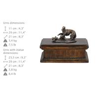 Borzoi, Russo Levriero, Exclusive Urna ,Freddi Bronzo,Artdog
