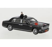 BoS-Models BOS87796 - 1/87 Hongqi L9, Nero, con Figura, 2017 - Nuovo