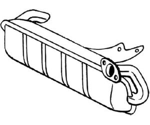 Bosal 090-166 Catalizzatore e Componenti