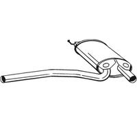BOSAL 105-165 Marmitta centrale