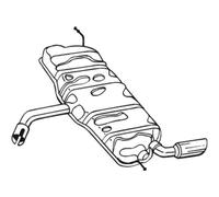 BOSAL Silenziatore Compatibile Per Audi A3 Sportback 233-127